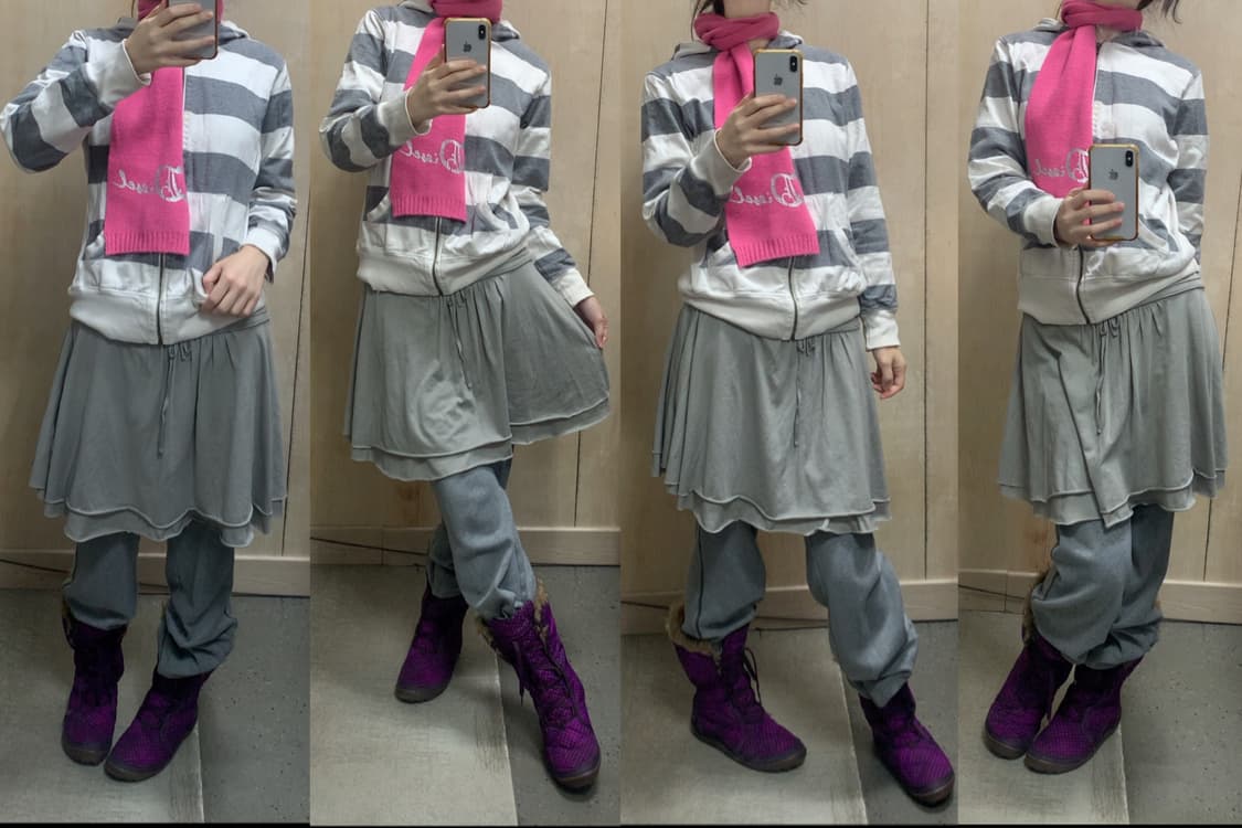 [직수입] 빈티지 diesel 니트 스카프  상품이미지1