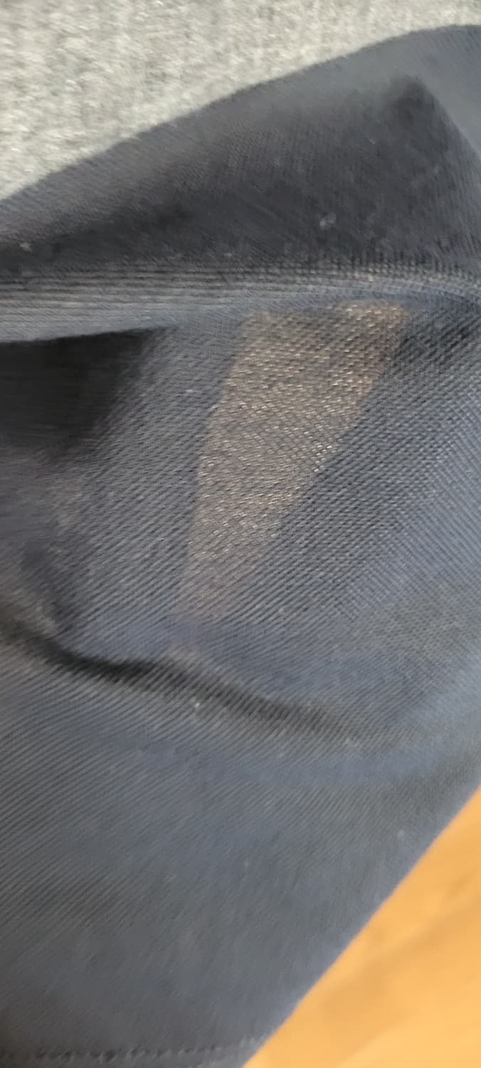 (남성110사이즈)지오지아 네이비 배색 반팔티 상품이미지5