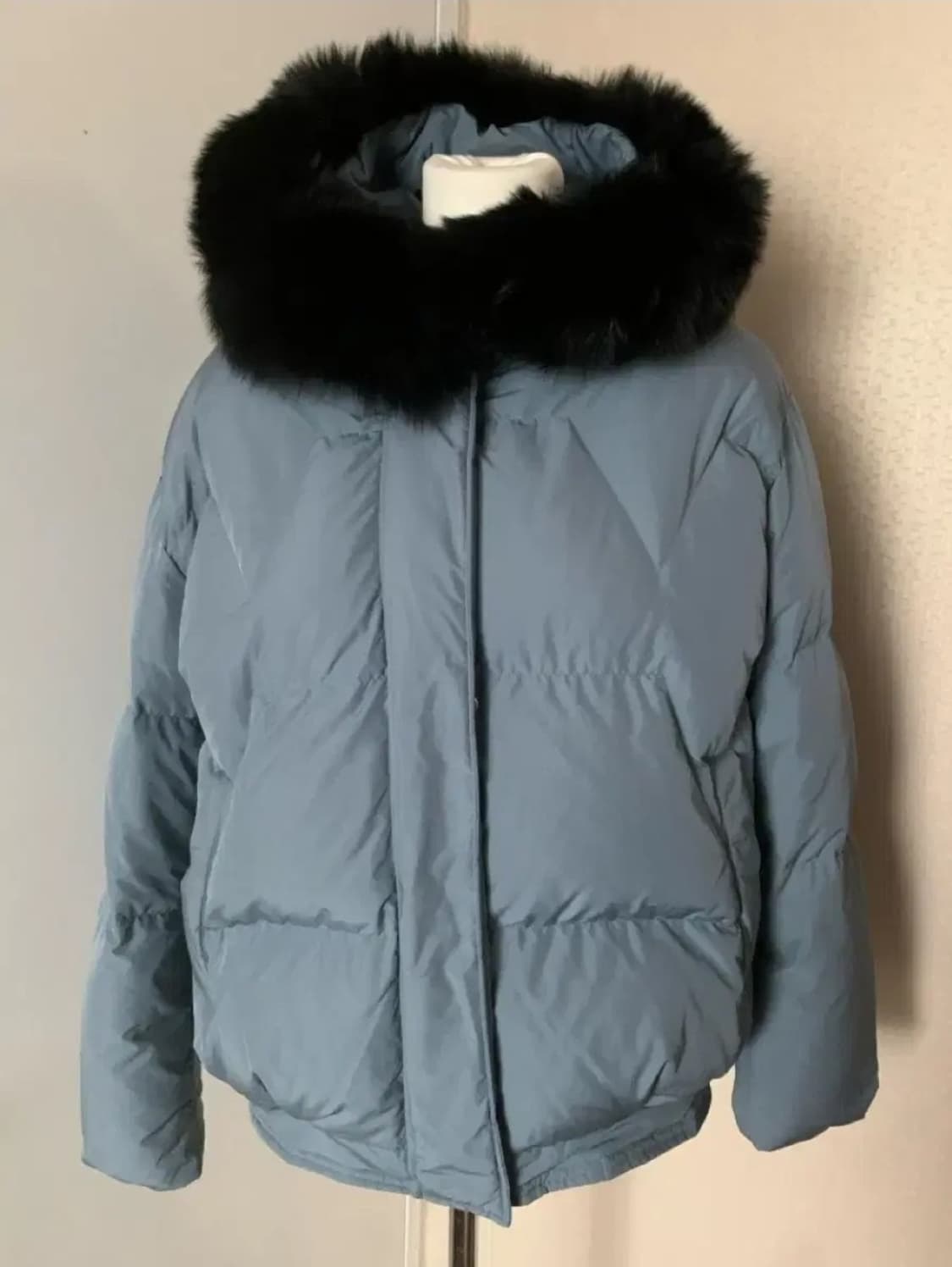 더아이잗 폭스퍼 후드 구스패딩 55-77 상품이미지1