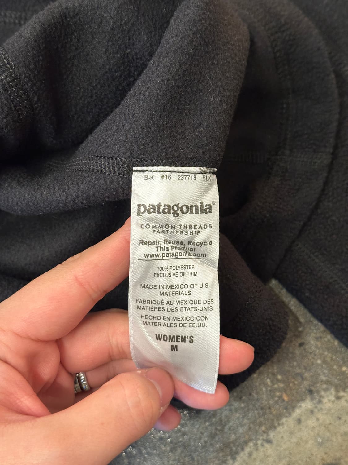 파타고니아 플리스 하프집업 M 상품이미지4