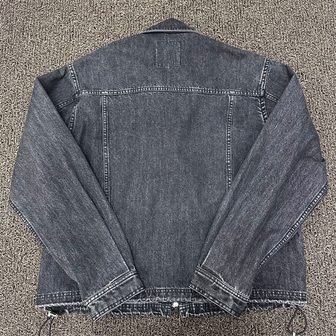 에스피오나지 데님 흑청 트러커 자켓 블랙 M 상품이미지8