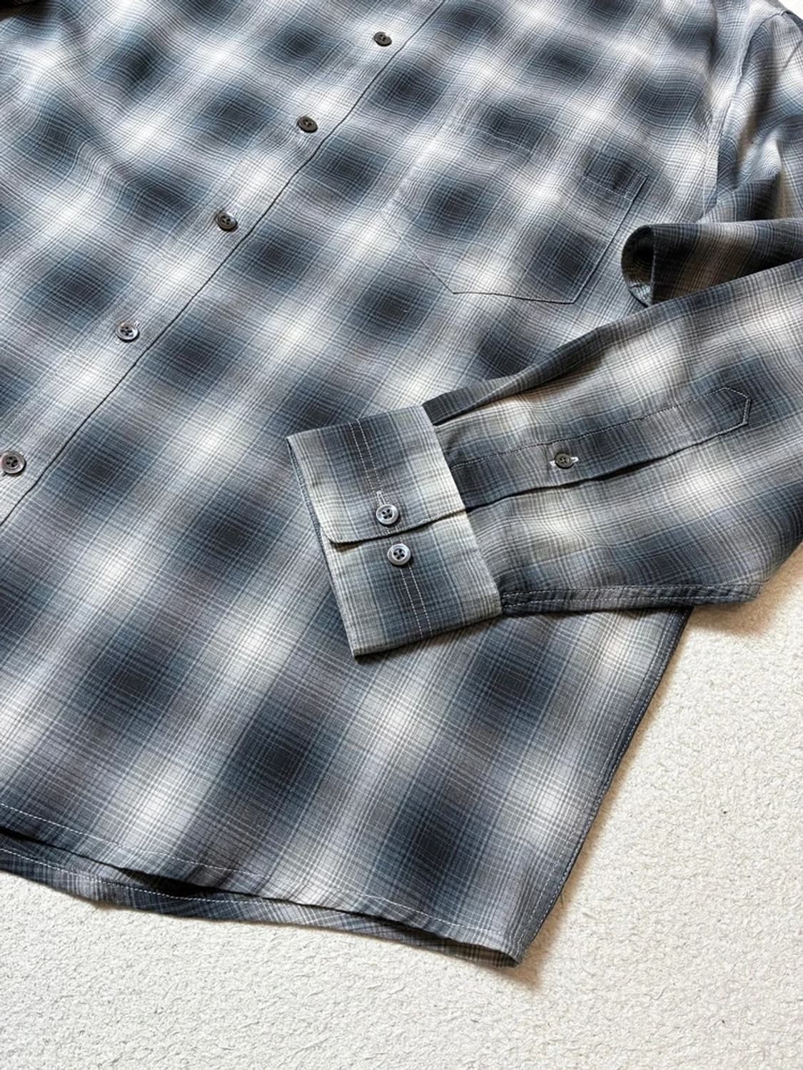 벨리에 BELIER 치코 옴브레 체크 셔츠 PN7712 상품이미지5