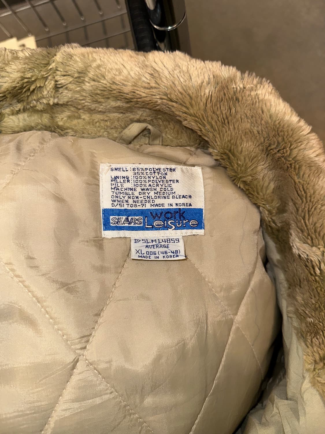 70-80’s Sears work leisure sherpa jacket 상품이미지10