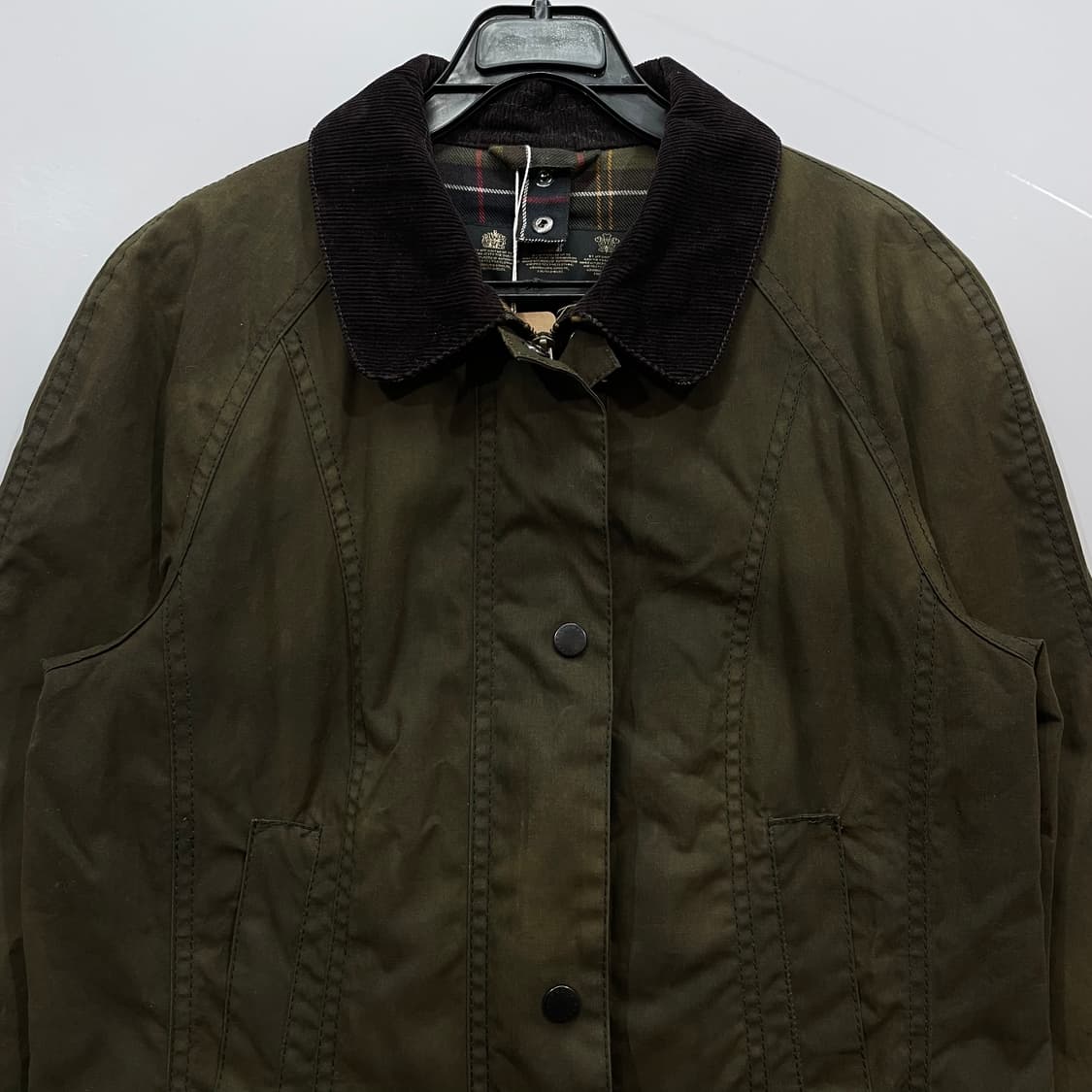 Barbour Classic Olive Waxed Field Jacket 상품이미지3