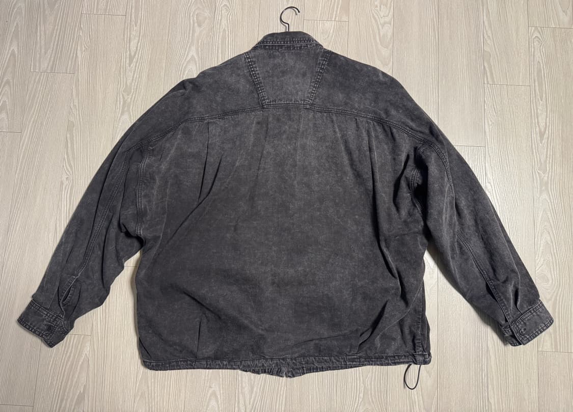 준지 / 24fw 데님 코치 셔츠 블랙 / 50 상품이미지4