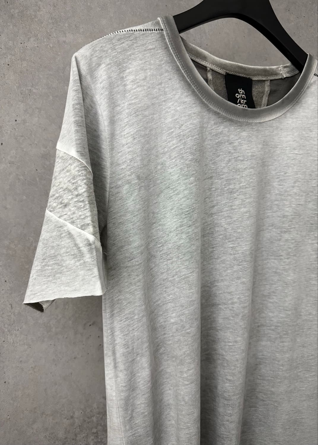 thom/krom raw edge T-shirt 상품이미지3