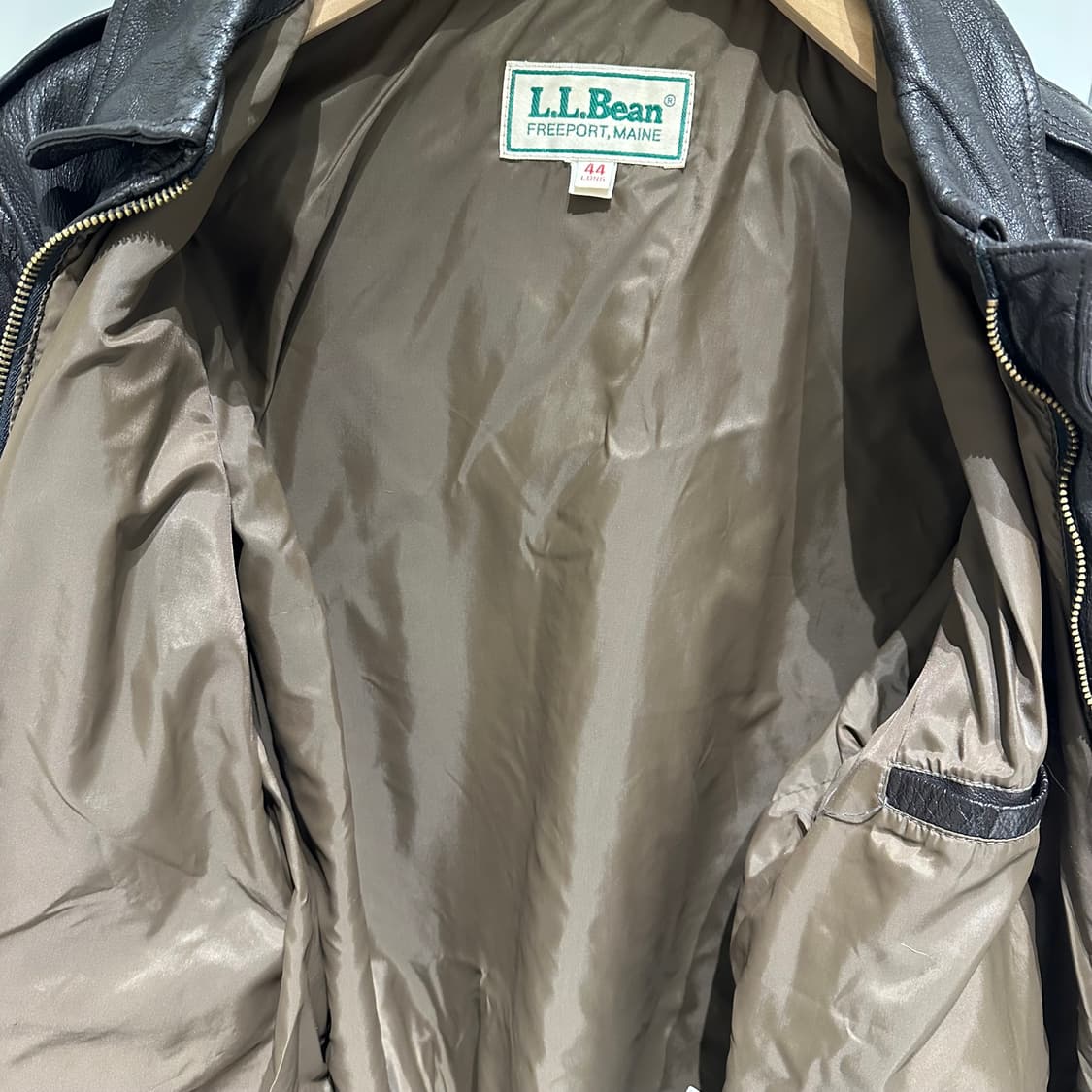 70‘s llbean 고트스킨 a-2 자켓 상품이미지8