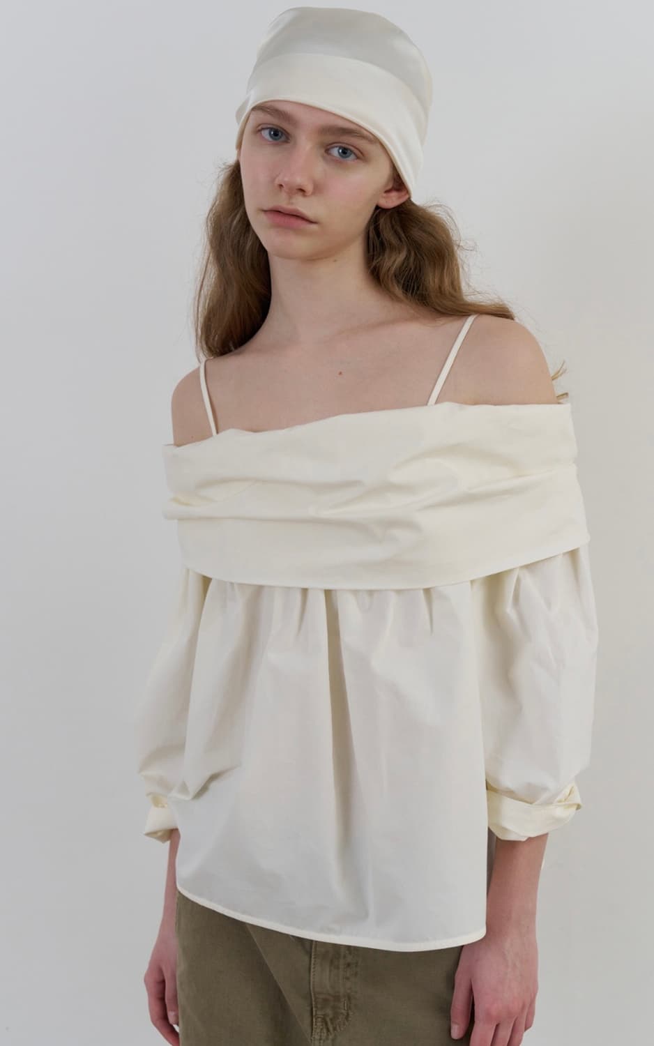 리본빛 Julian Blouse - Ivory 상품이미지9