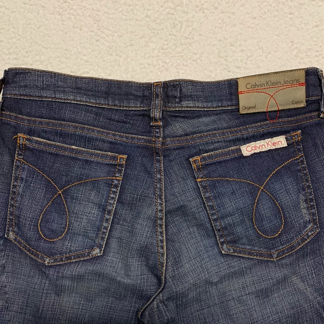 [표기 29] 캘빈 클라인 로우라이즈 부츠컷 데님팬츠 상품이미지2