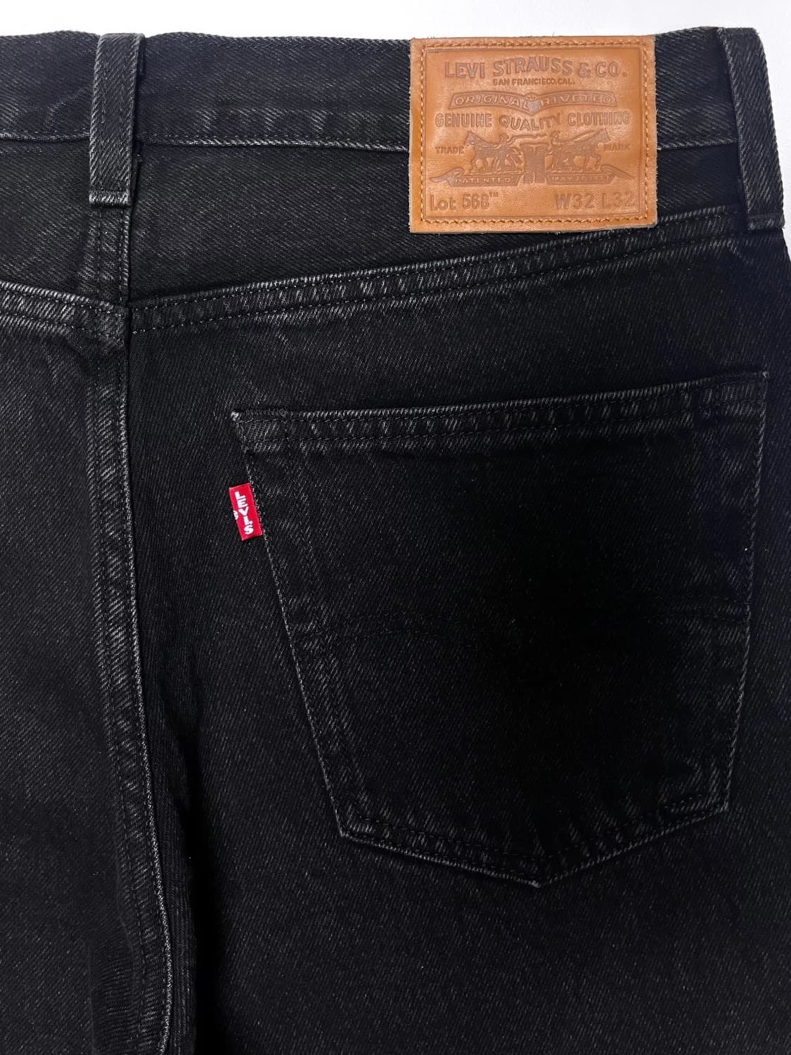 리바이스 568 블랙 W32 L32 상품이미지3