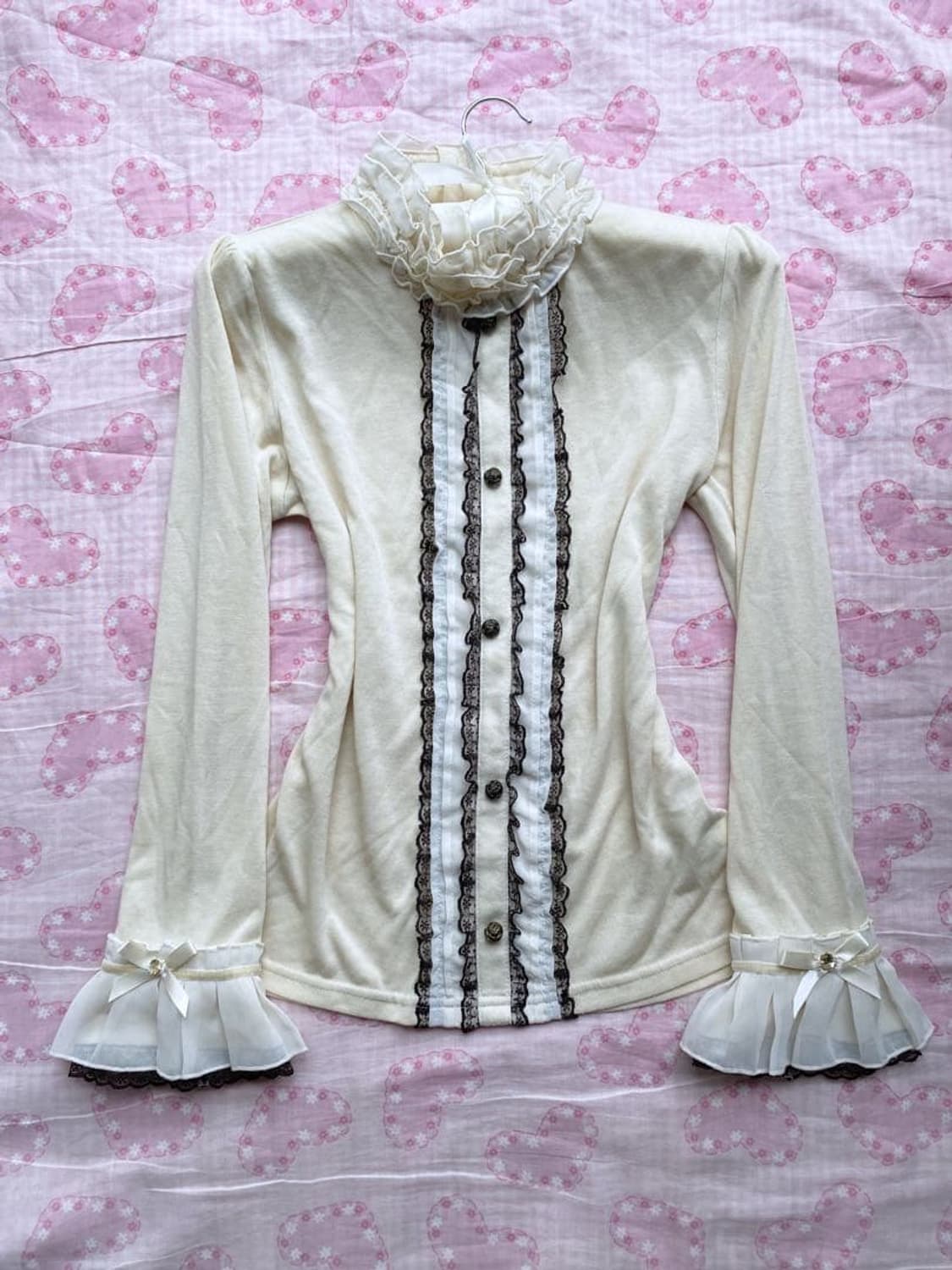 엑시즈팜 라떼갸루 긴팔 블라우스 히메갸루 히메카지 상품이미지1