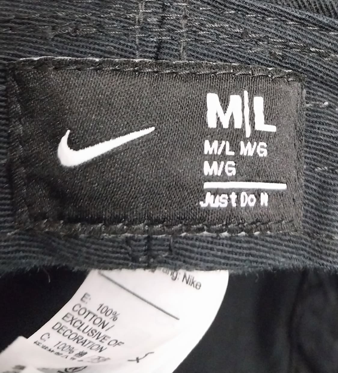 나이키 블랙 버킷햇 M-L 상품이미지4