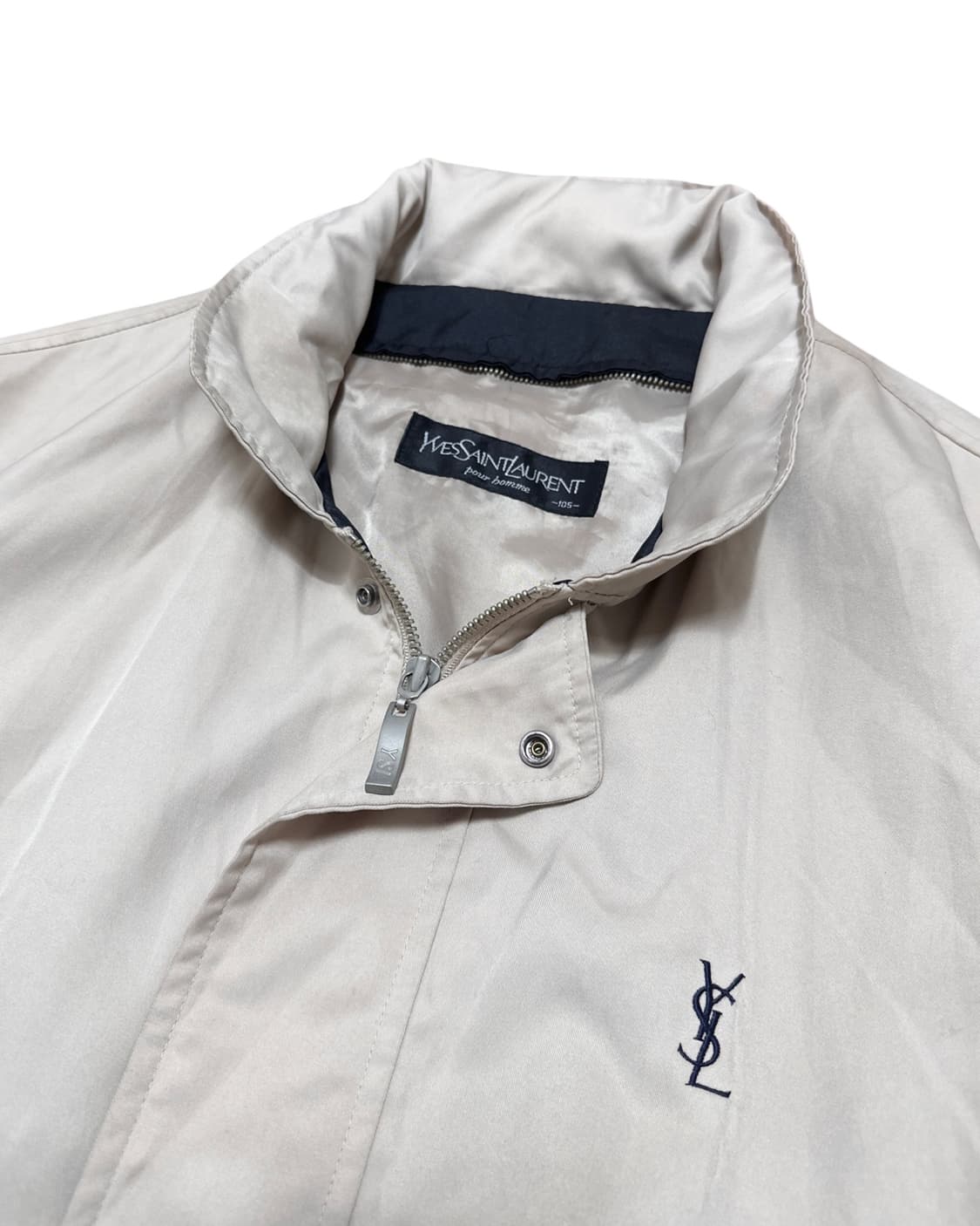 YSL 입생로랑 베이지 블루종 자켓 상품이미지3
