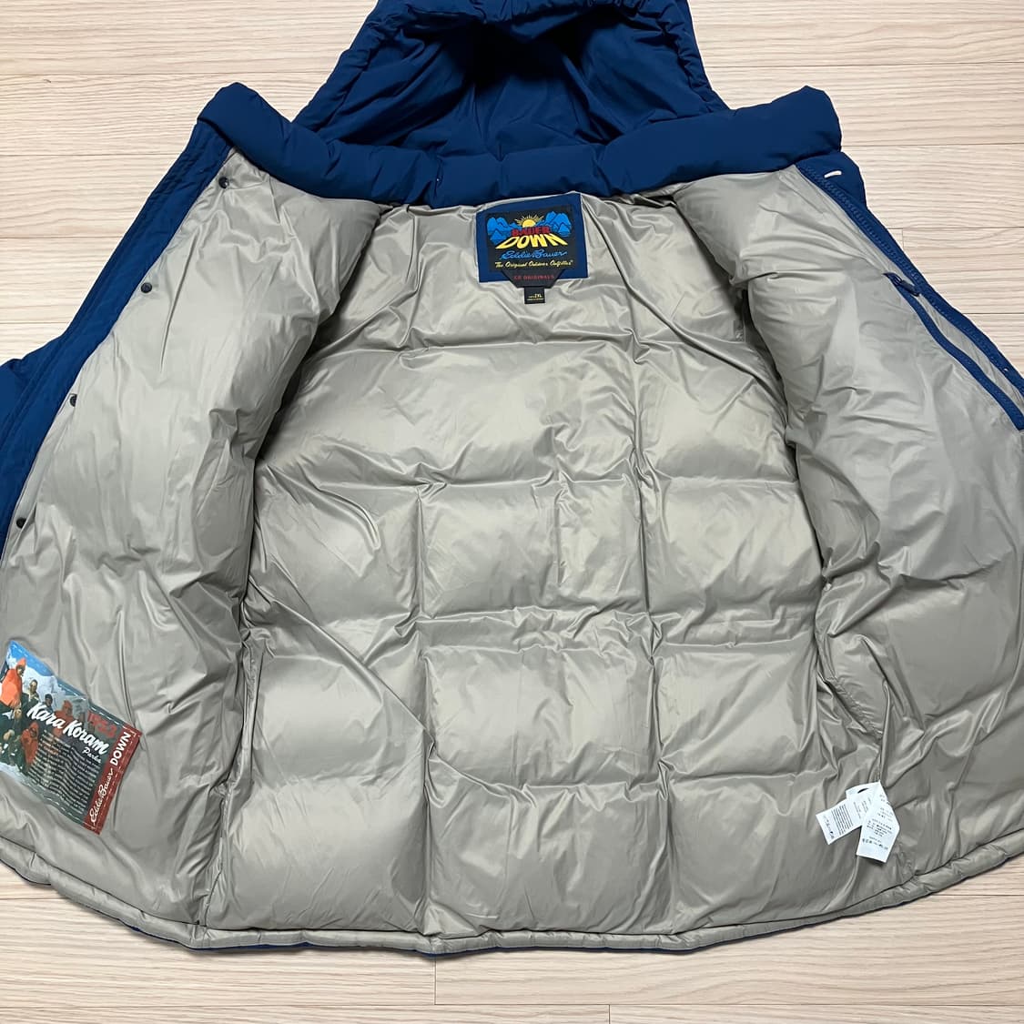 에디바우어 카라코람 구스다운 블루 Eddie Bauer 상품이미지7