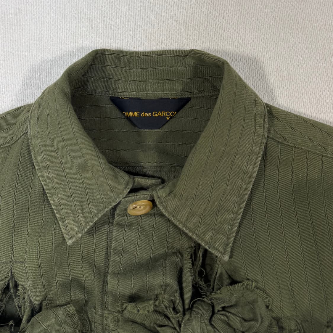Ribbon Short  Khaki Blouson Jacket 상품이미지5