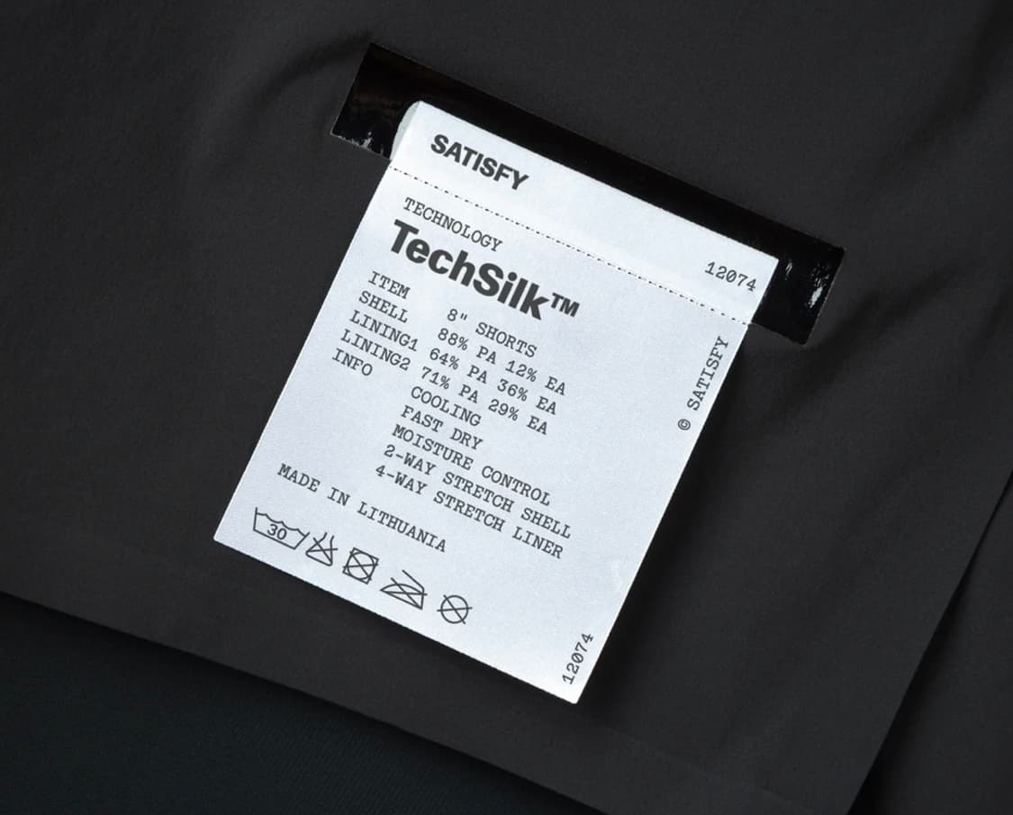 새티스파이SATISFY 테크실크8인치 쇼츠  블랙 XL(새상품) 상품이미지6