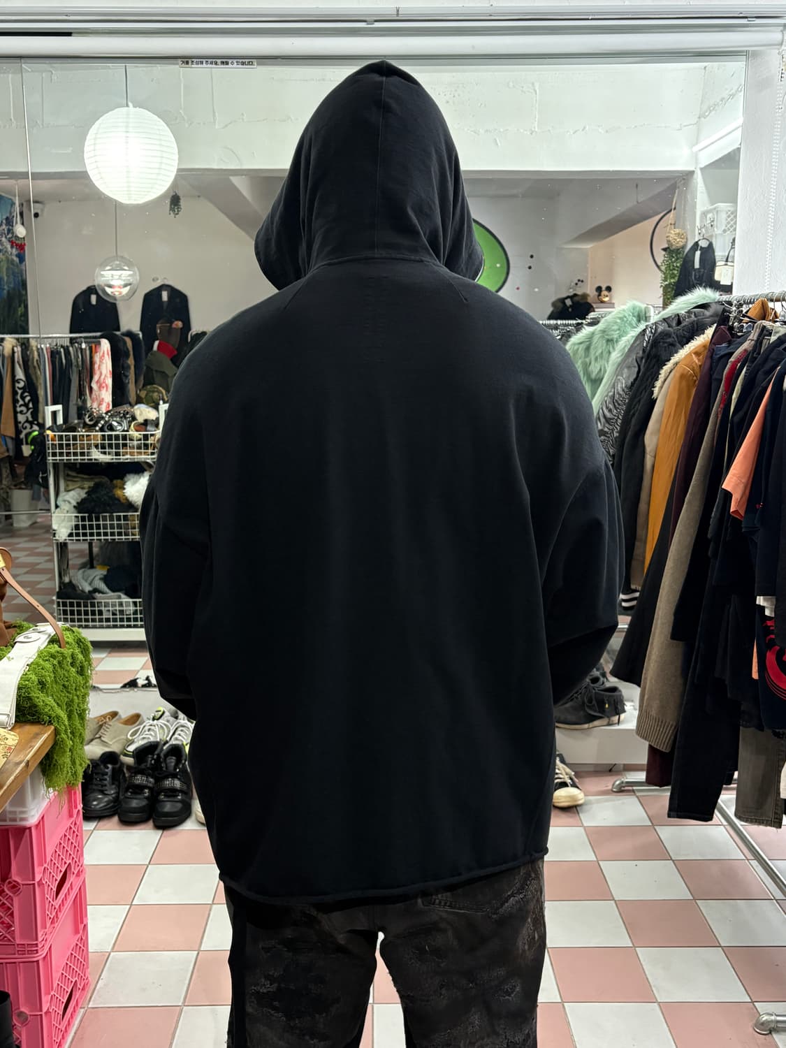 TTF✳️릭오웬스 오버핏 후드집업 상품이미지5