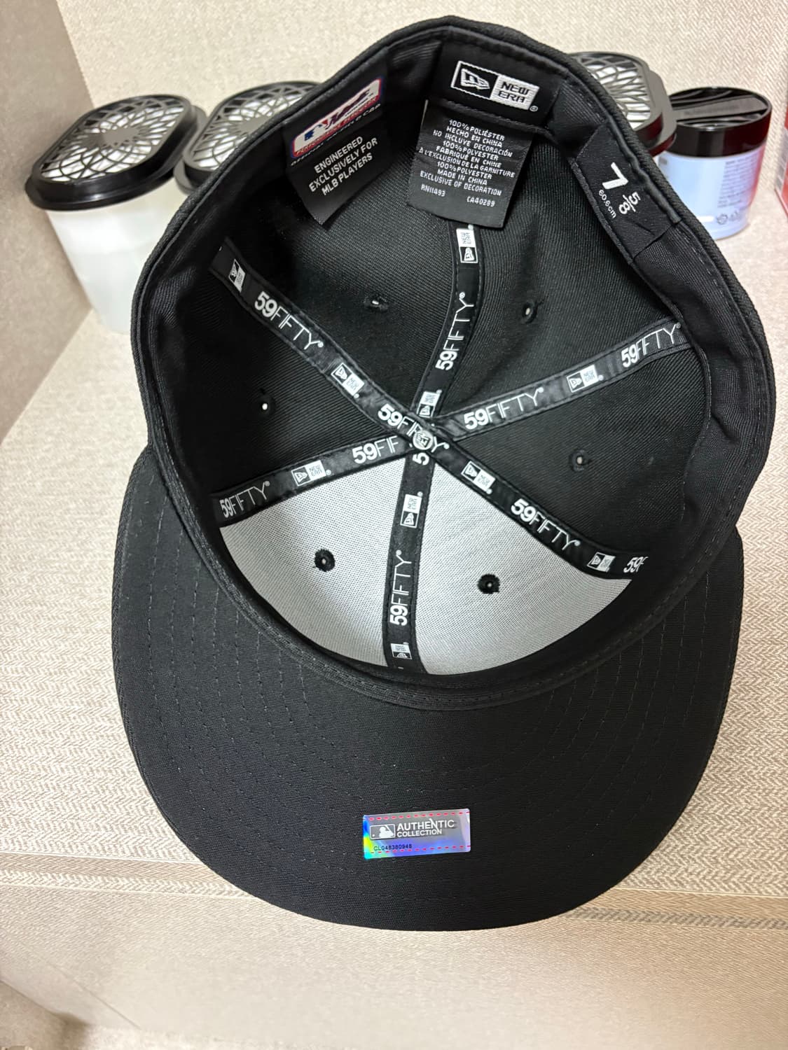 뉴에라 MLB 어센틱 시카고 화이트삭스 피티드캡 게임 블랙 상품이미지3