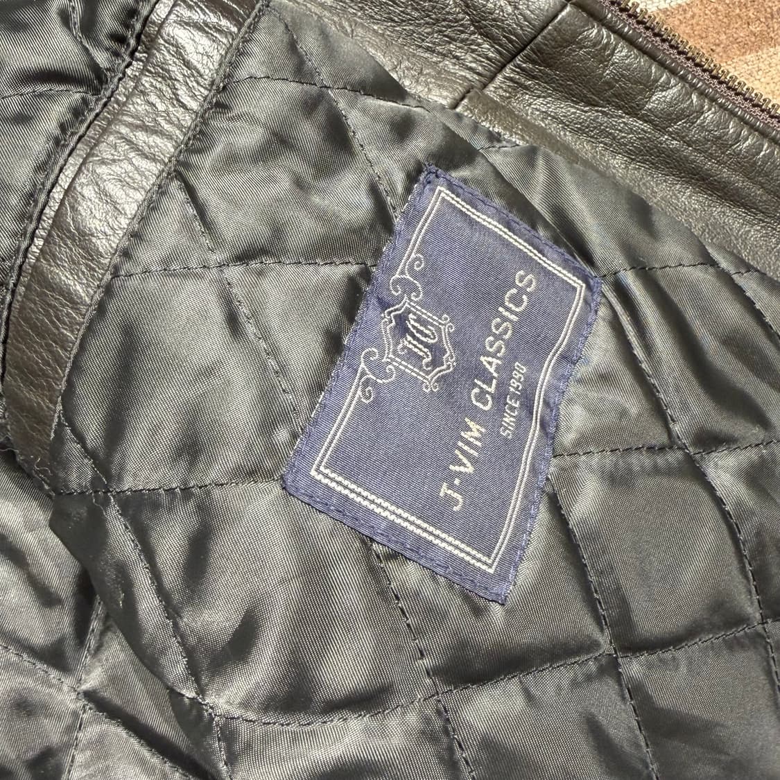 제이 빔 카우레더 30s 스포츠 자켓 L 105 소가죽 상품이미지4