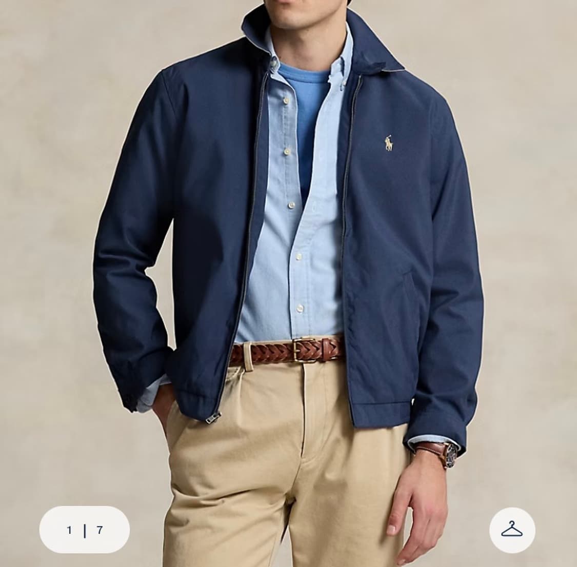 폴로 랄프로렌 바이스윙 재킷 리파인드 네이비 170/92A(S사이즈) 상품이미지1