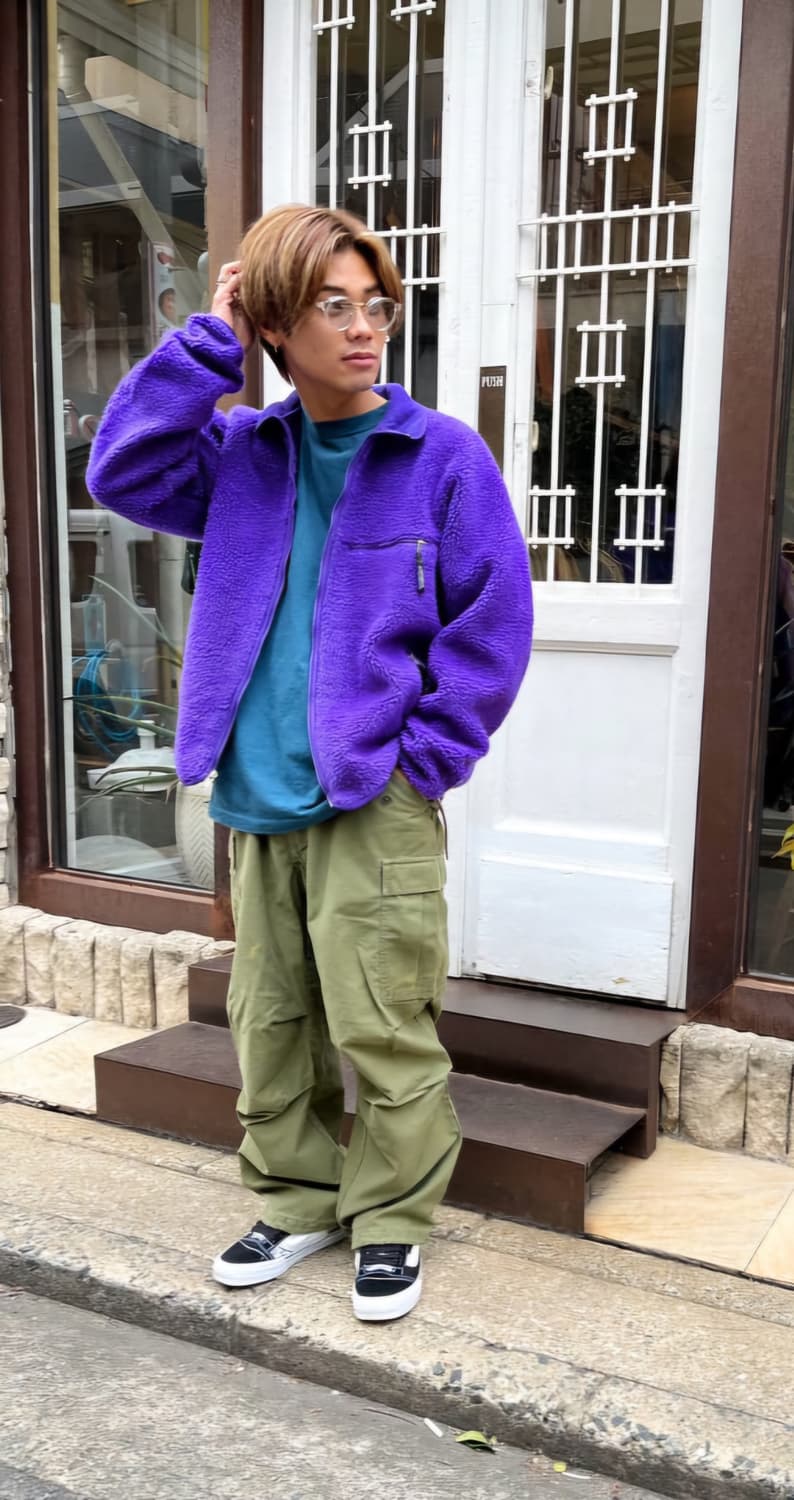 🇺🇸 파타고니아 베이비 레트로 파일 가디건 - 퍼플 상품이미지9