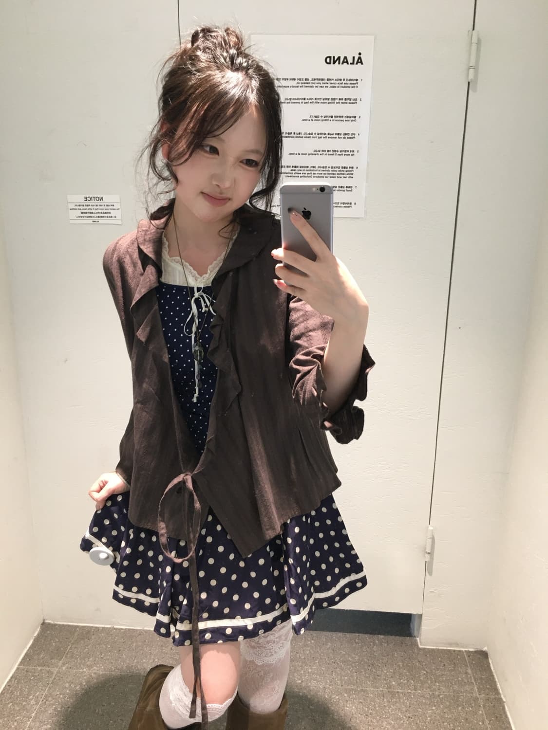 네이비 도트 코디세트 상품이미지1