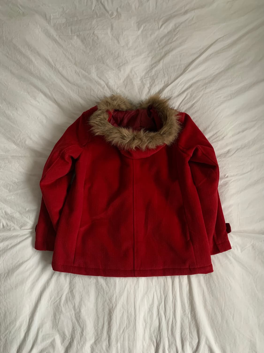 레드 떡볶이 숏코트 상품이미지5