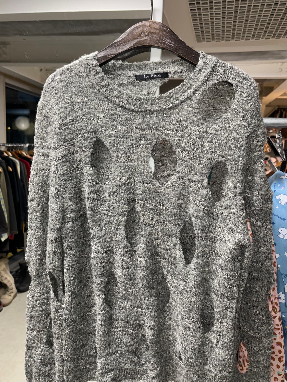 Le-fluy 데미지 니트 상품이미지5