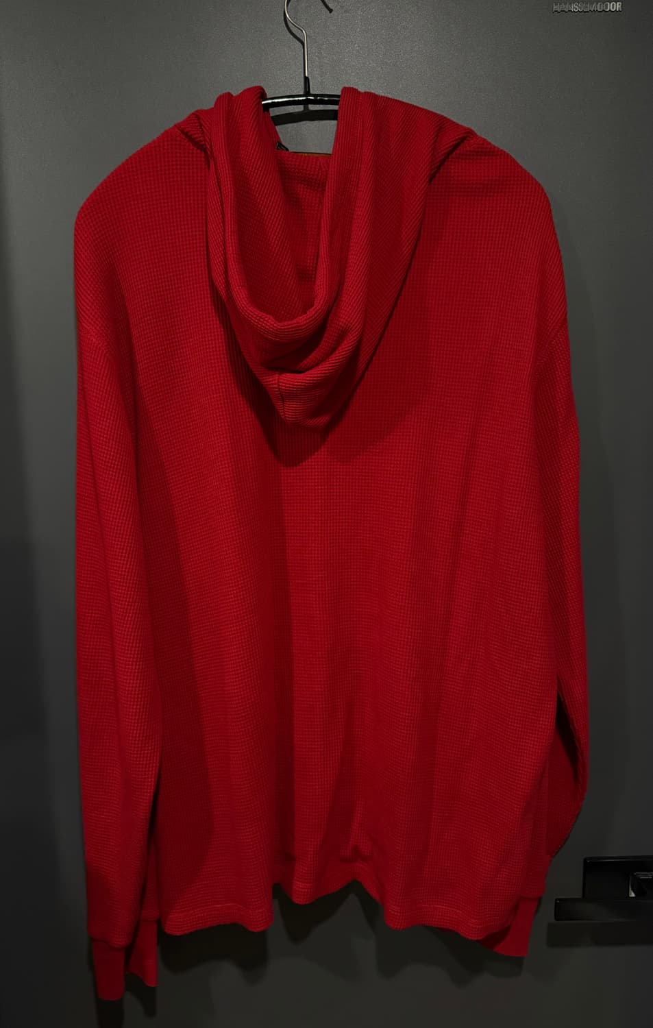 (XXL) 폴로 랄프로렌 써멀 와플 후드 레드 상품이미지2