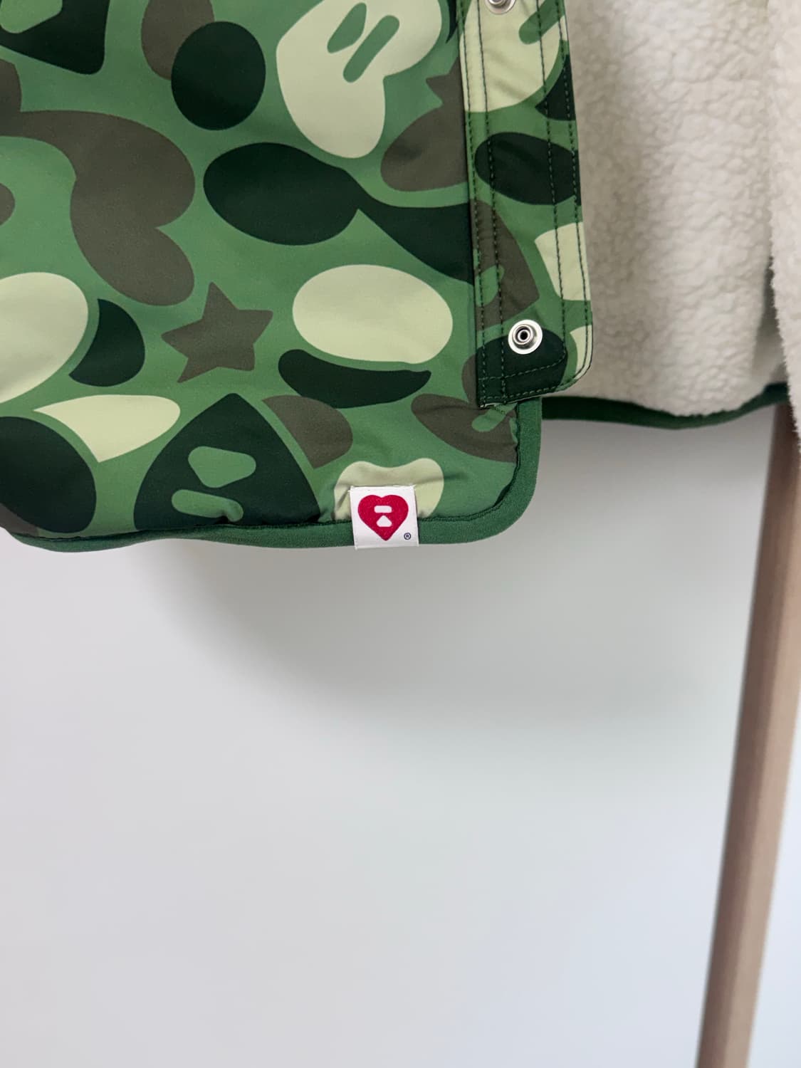 에이프 카모 자켓 그린 xs 상품이미지8