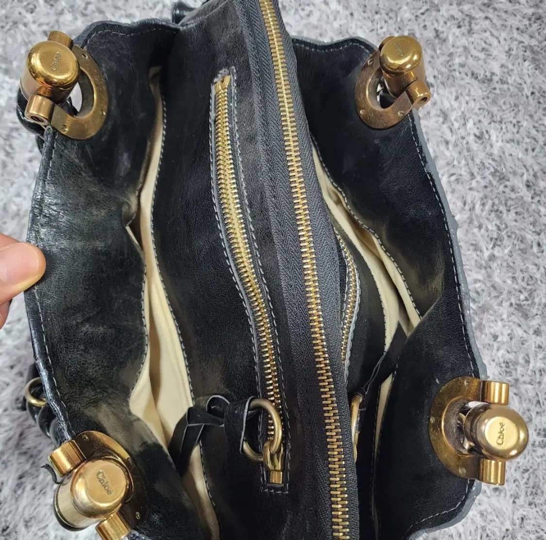 끌로에 레더 숄더백 상품이미지7