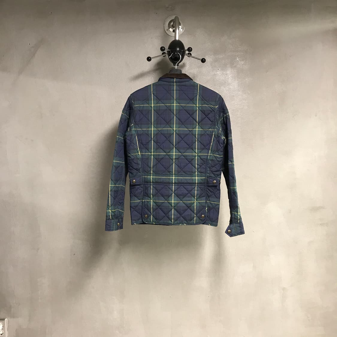 폴로 랄프로렌 타탄 퀄팅 자켓 XS(W) 상품이미지7