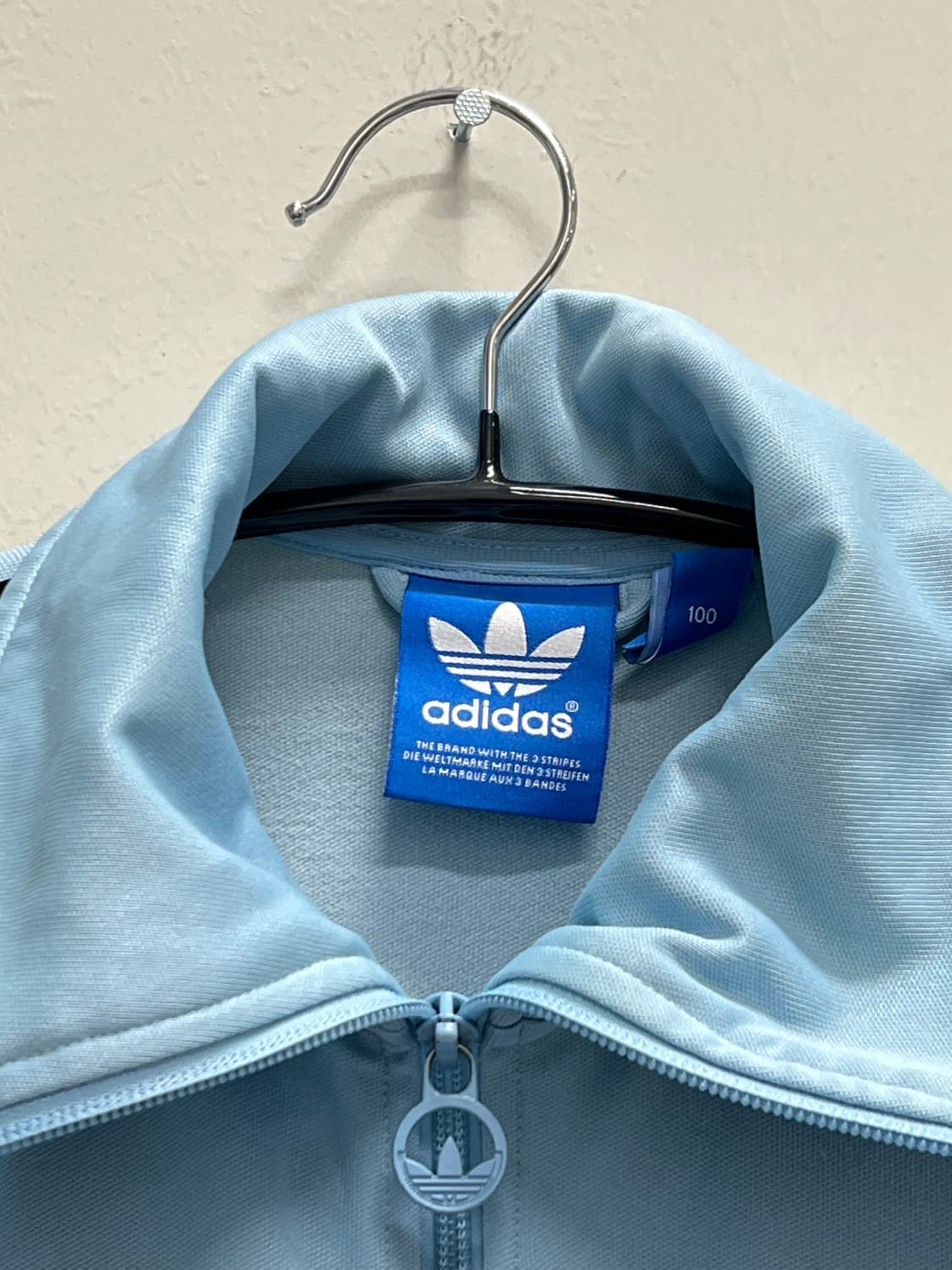 (100) 아디다스 올드스쿨 독일 트랙탑 져지 스카이블루 상품이미지4