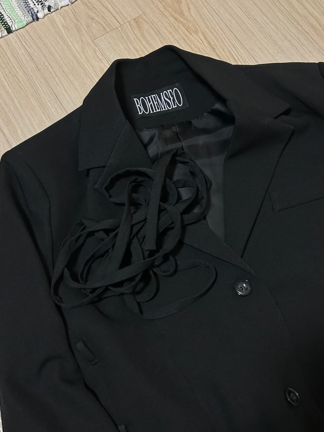 보헴서 WAIST TIED SINGLE BLAZER 상품이미지2