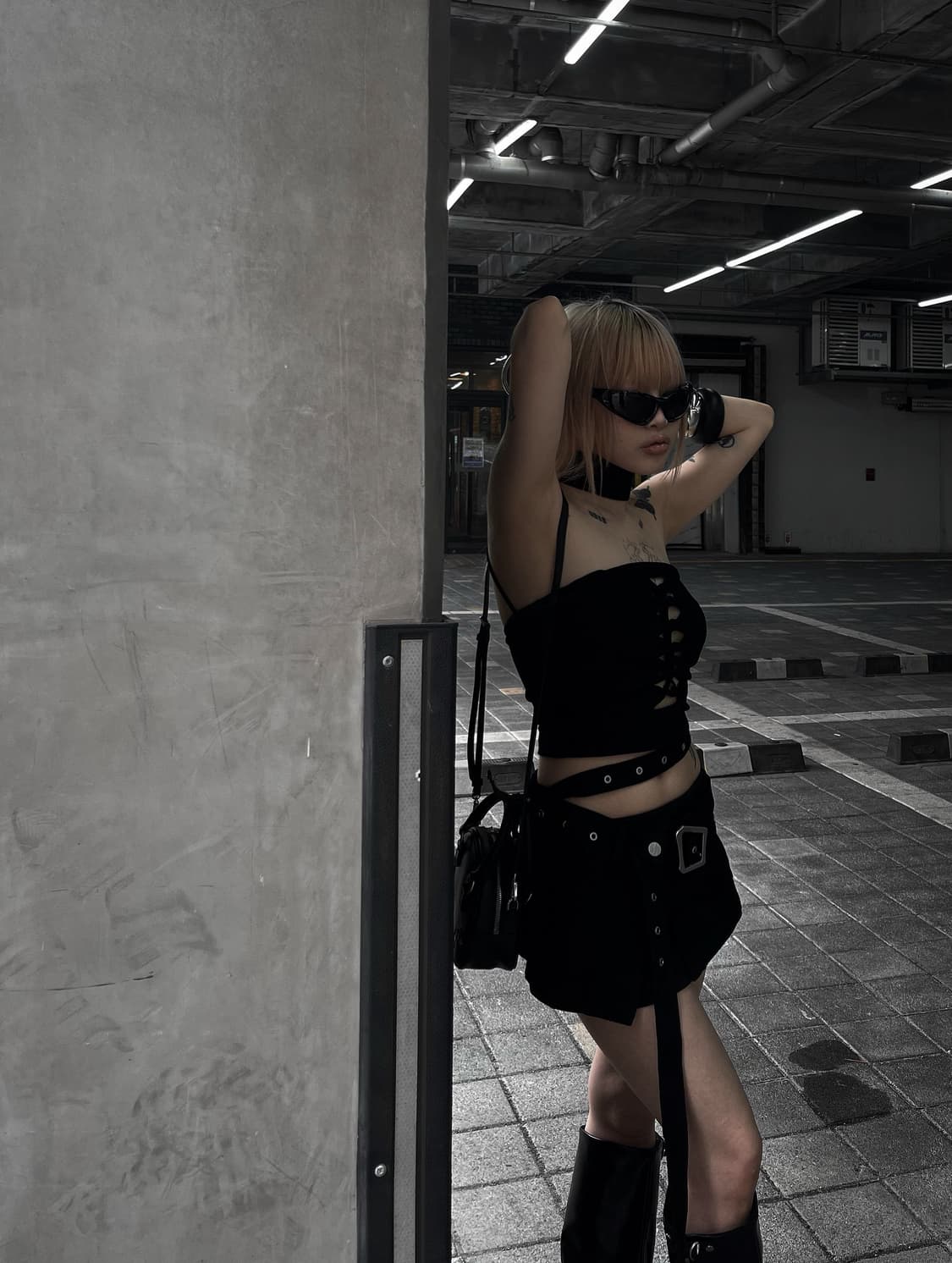 belt warp skirt 상품이미지2