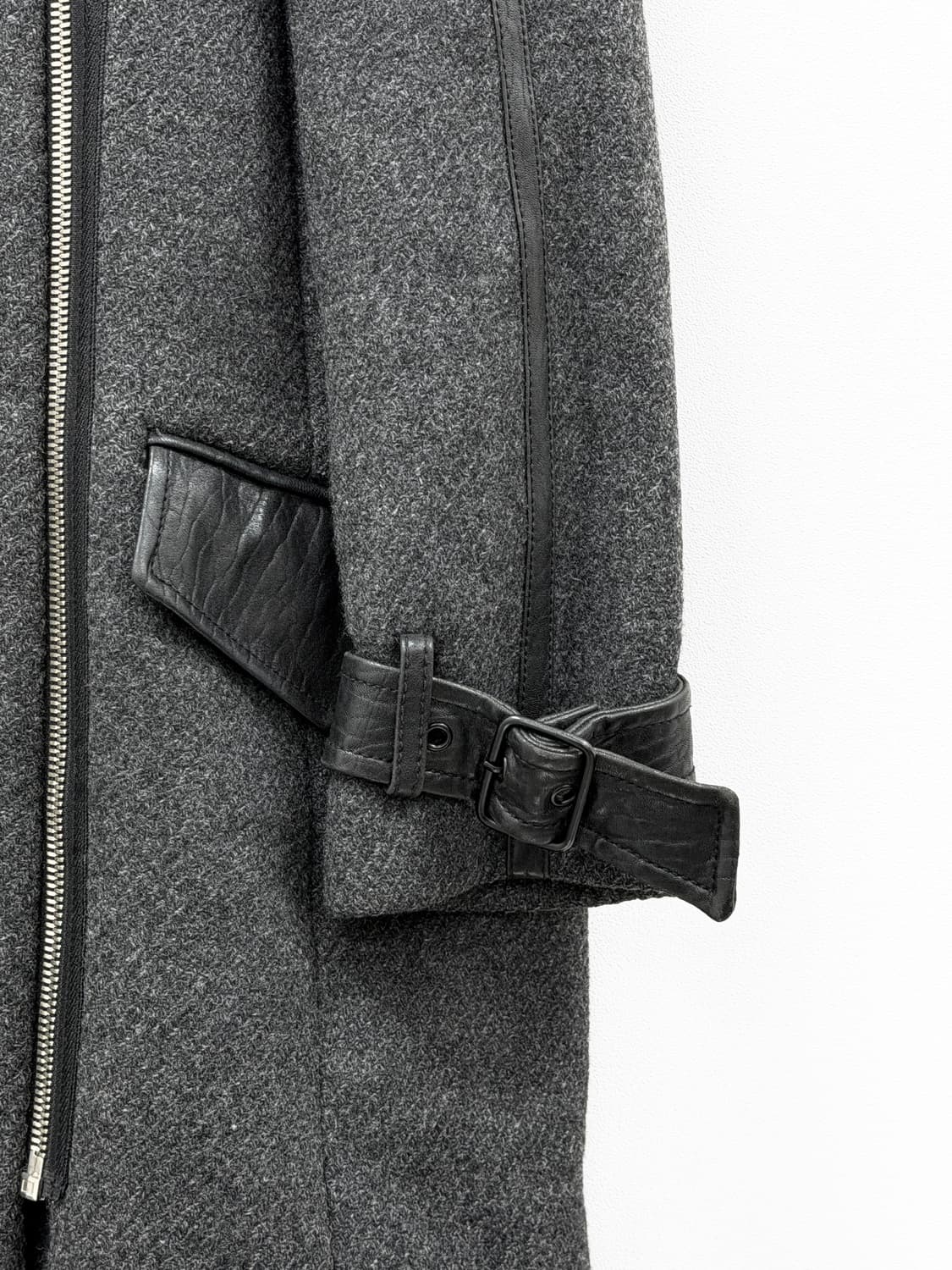 마쥬 울 블렌드 램스킨 디테일 코트 상품이미지2