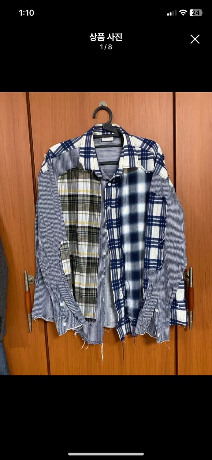 [NOMANUAL] 노메뉴얼 ROUGH CHECK SHIRT 상품이미지1