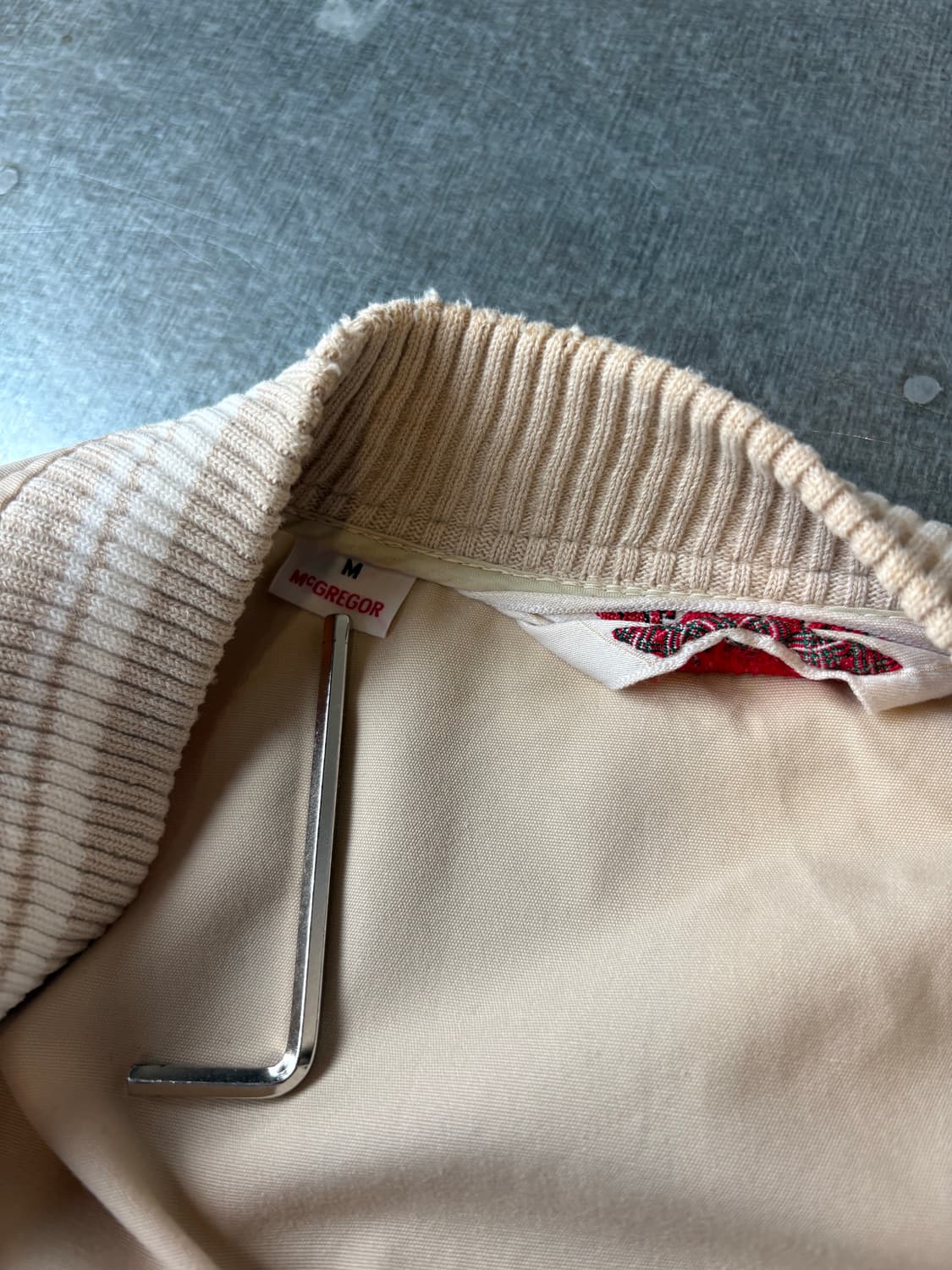 80s Mcgregor 코튼 블루종 재킷 상품이미지5