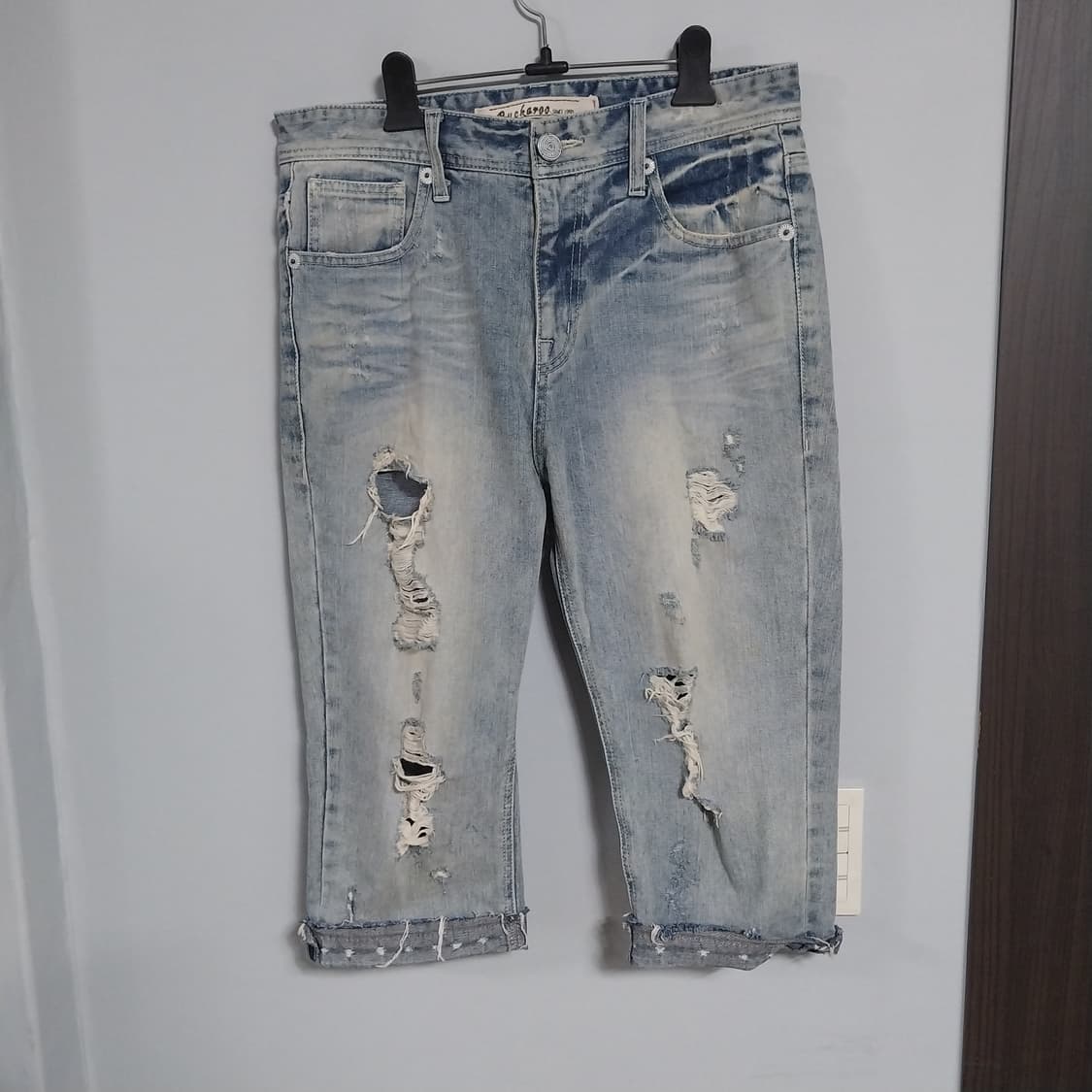 버커루 남자32 인치 7부 데닝 상품이미지1