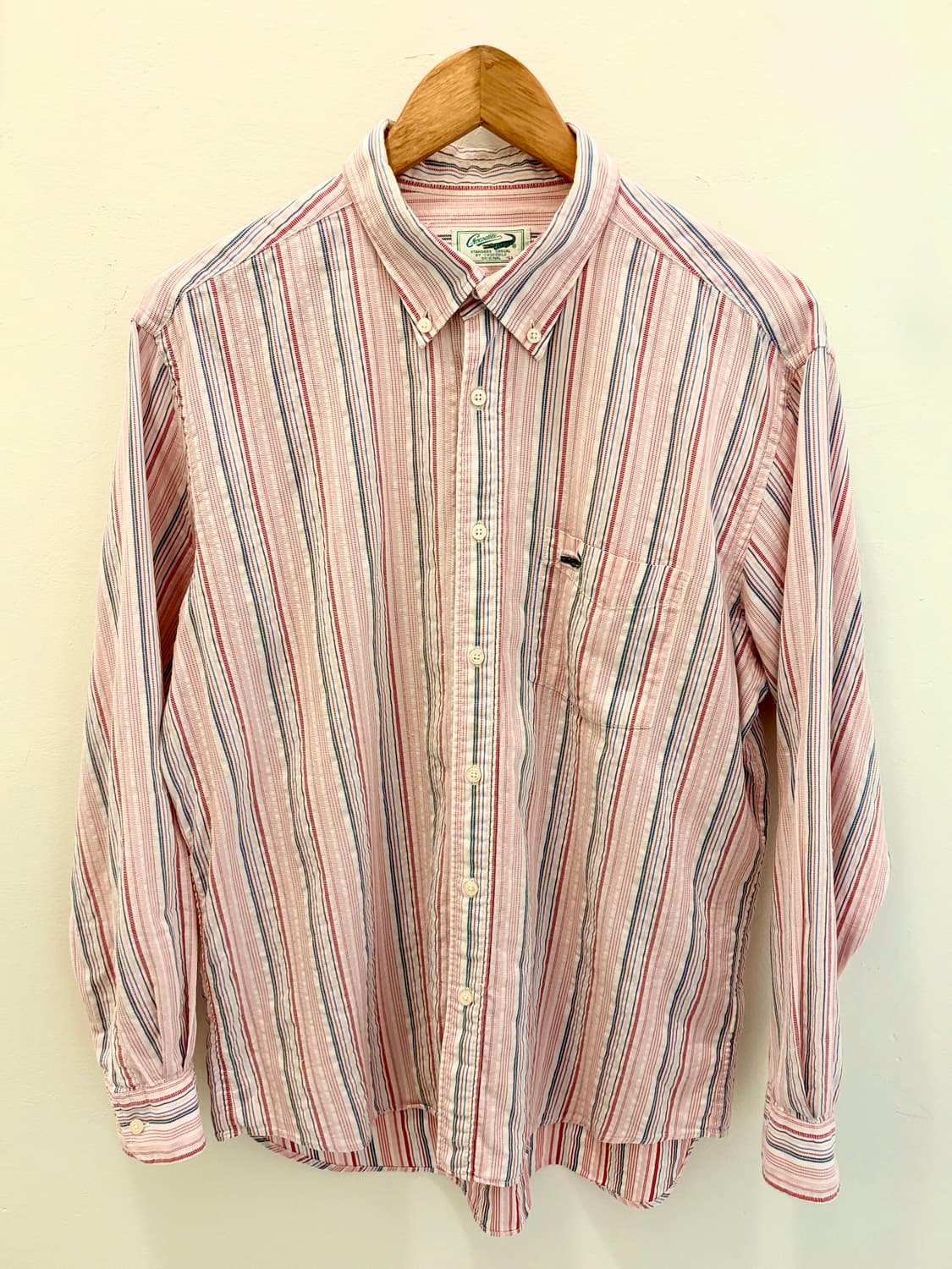 크로커다일 빈티지 스트라이프 셔츠 (L사이즈) 상품이미지3