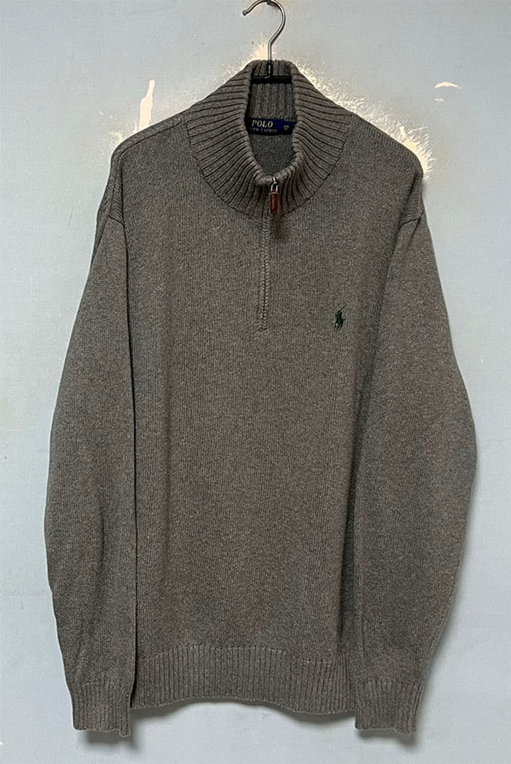 POLO 폴로 남자 반집업니트 기본 빅사이즈 4XL 120 상품이미지1