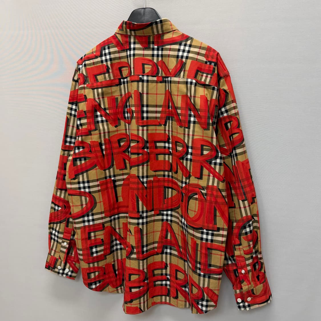 버버리 레드 체크 그래피티 셔츠 ( 110 ) 상품이미지5