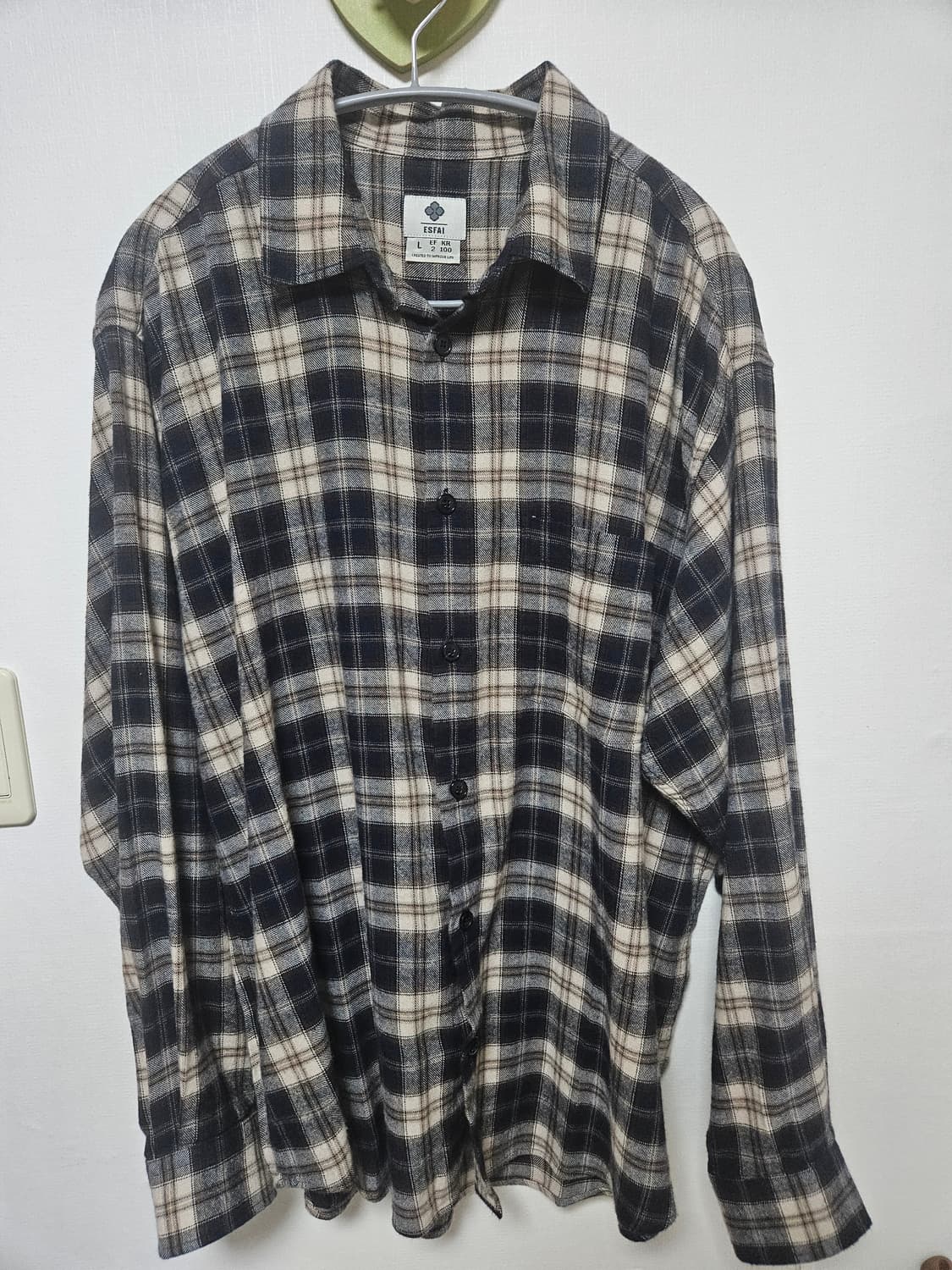 [L] 에스파이 옴브레 체크셔츠 상품이미지2