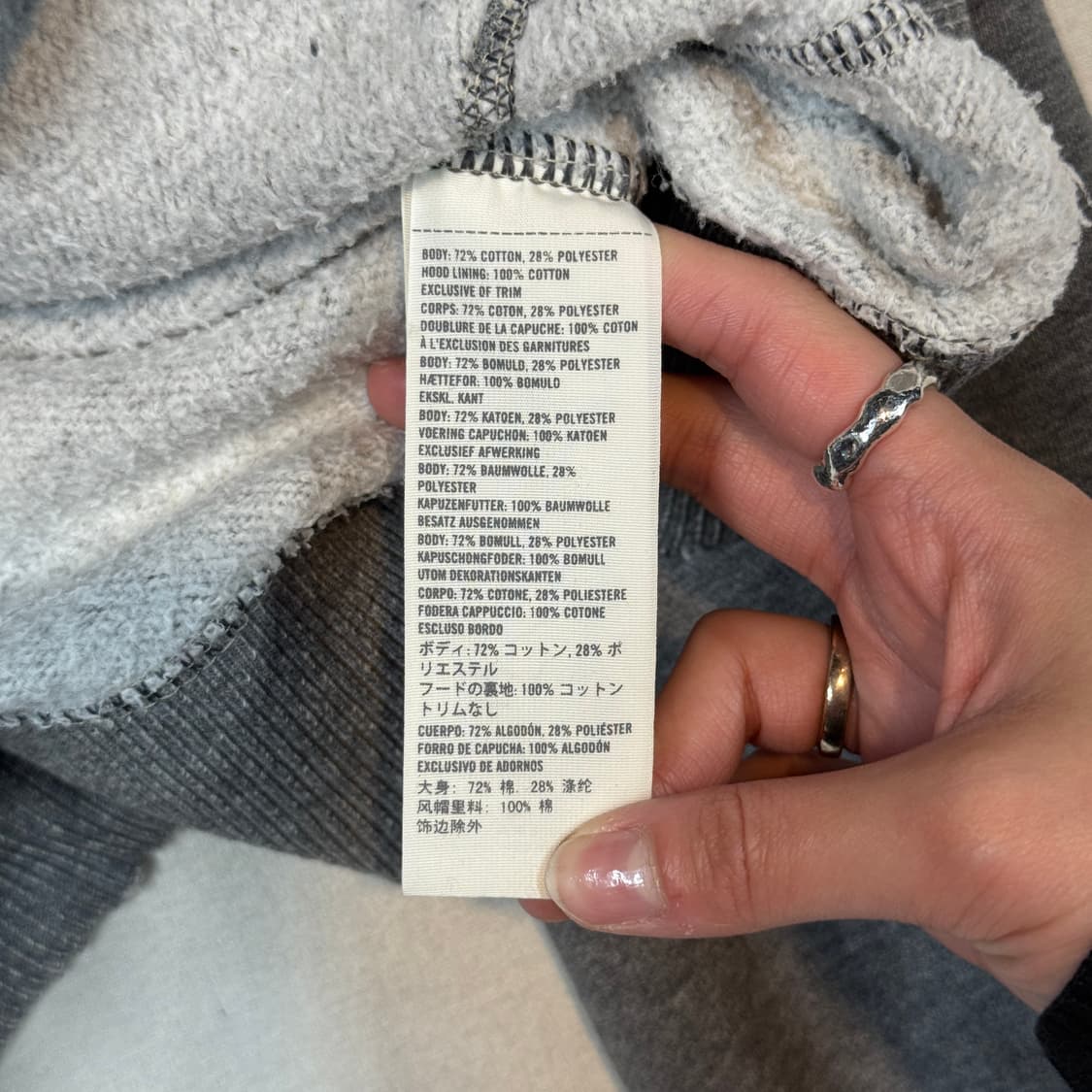 XL) 아베크롬비 패치 스펠로고 후드티 상품이미지7