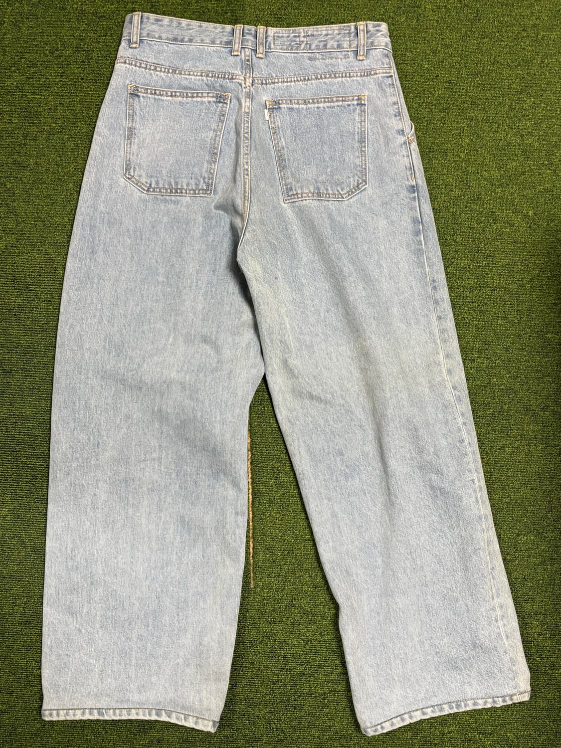 유스 와이드 투턱 데님 팬츠 상품이미지6