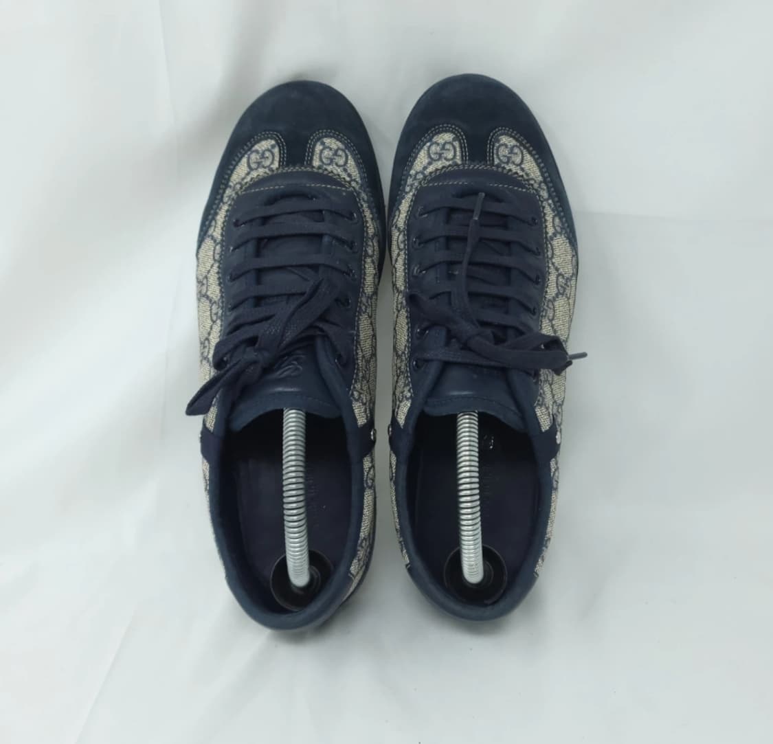 구찌 GG 패턴 네이비 스니커즈 6 상품이미지4