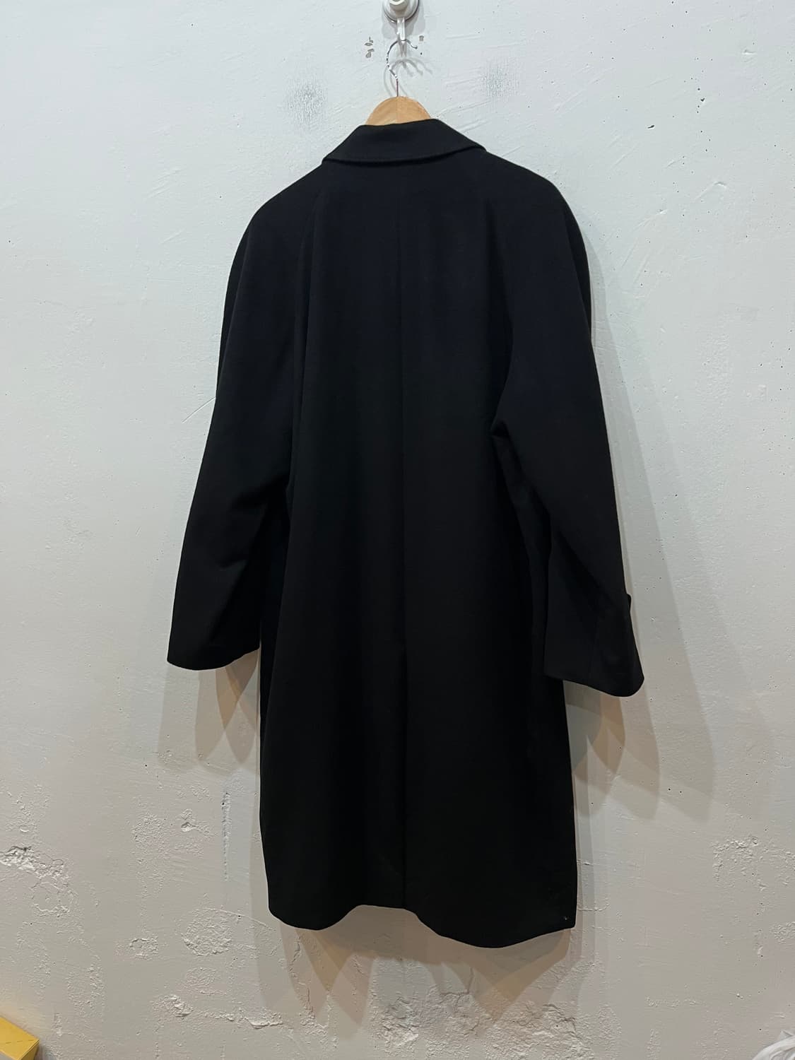 캐시미어100% 발마칸 코트 블랙 상품이미지3