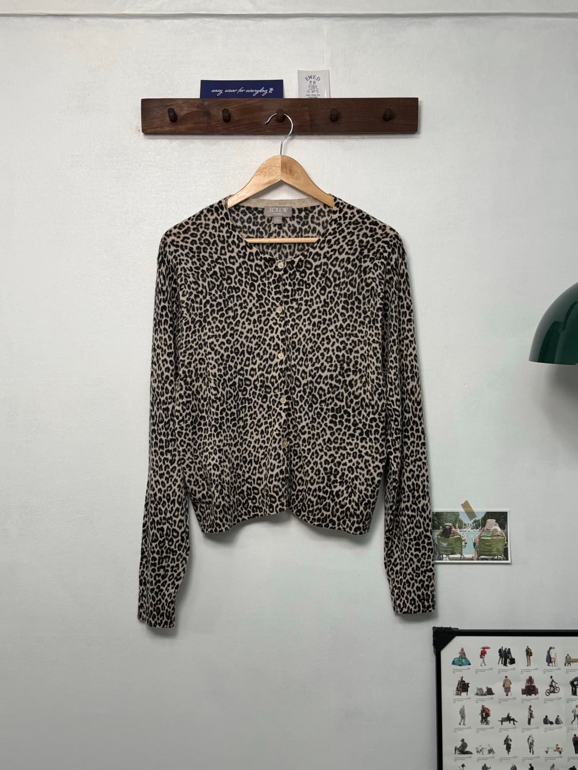 J.crew Leopard Cashmere Cardigan/N102 상품이미지3