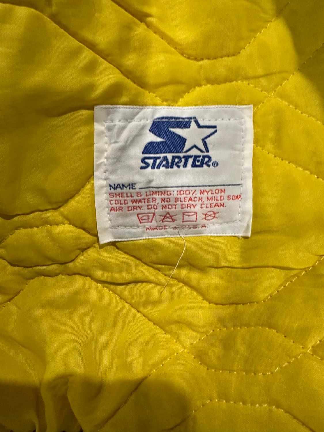 빈티지 90s 스타터 피츠버그 스틸러스 사틴 자켓  상품이미지4