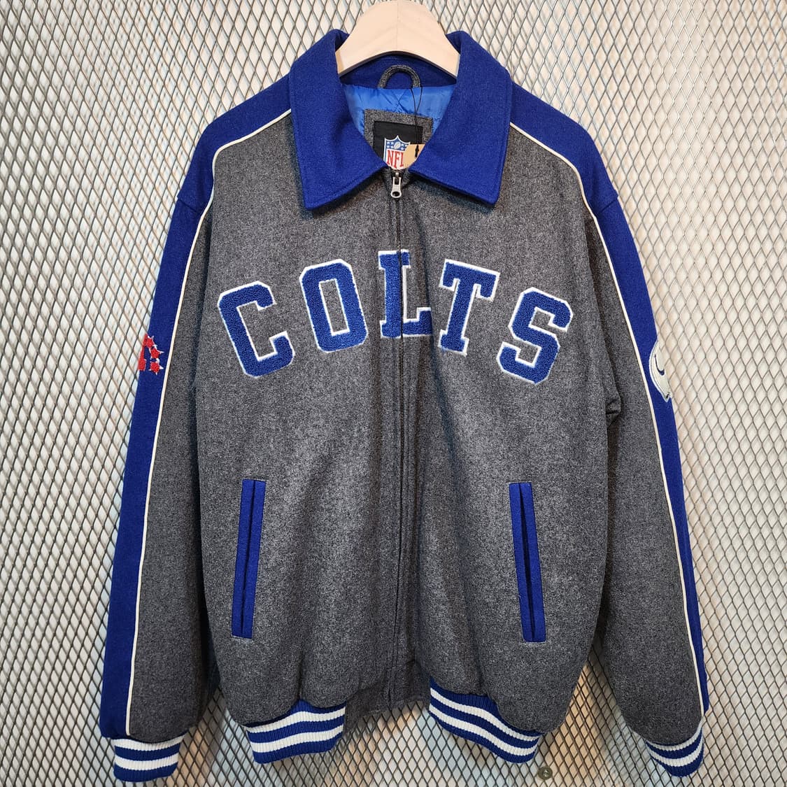 NFL  COLTS 인디아나 콜츠 울 자켓 상품이미지2